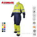 Safety Coverall Cotton Polyester Blue Wear Rough Workwear Supplier